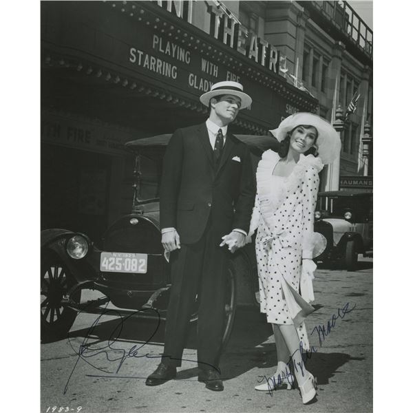Mary Tyler Moore and John Gavin signed "Thoroughly Modern Millie" movie photo