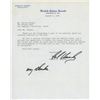 Image 1 : Edward M. Kennedy signed letter. GFA Authenticated