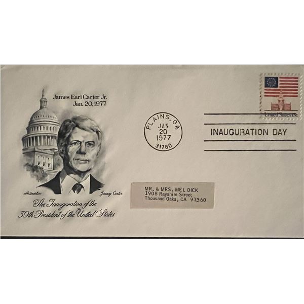 Jimmy Carter Inauguration FDC