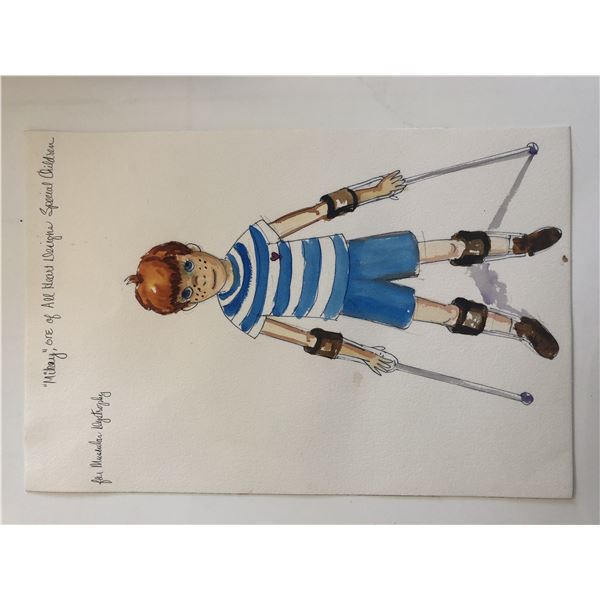 All Heart Designs Special Children Art - Mikey - For Muscular Dystrophy