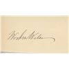 Image 1 : Woodrow Wilson signature cut. GFA Authenticated
