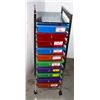 Image 1 : STORAGE/ ORGANIZER CART (10 DRAWERS)