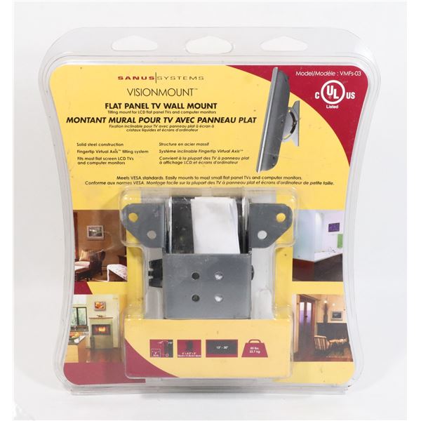 NEW FLAT PANEL TV WALL MOUNT