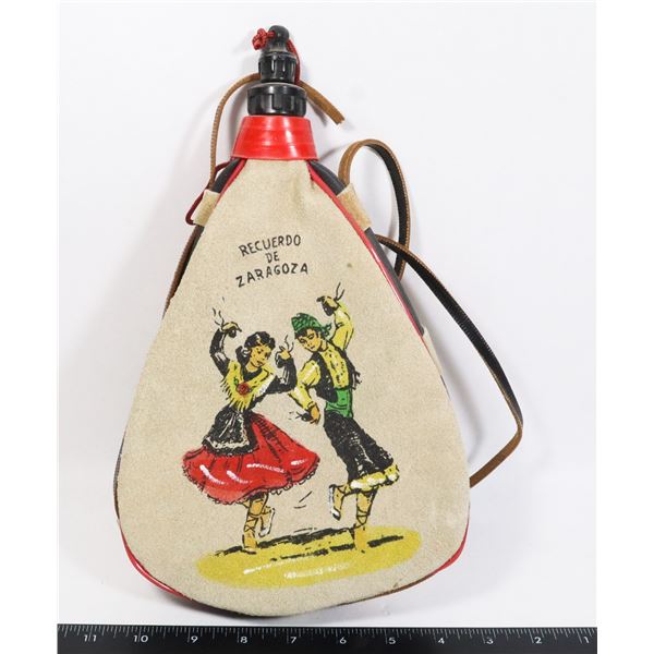 "I REMEMBER ZARAGOZA" SPANISH WATERSKIN