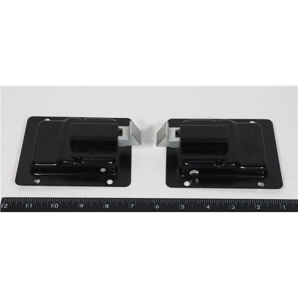 LOT OF 2 - BLACK LATCH ASSEMBLIES