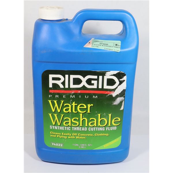 RIDGID WATER WASHABLE THREAD CUTTING OIL