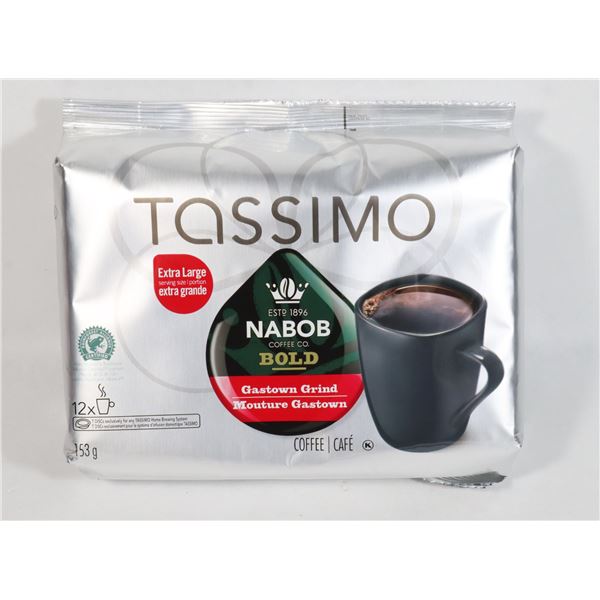 TASSIMO 12 PACK COFFEE PODS NABOB BOLD