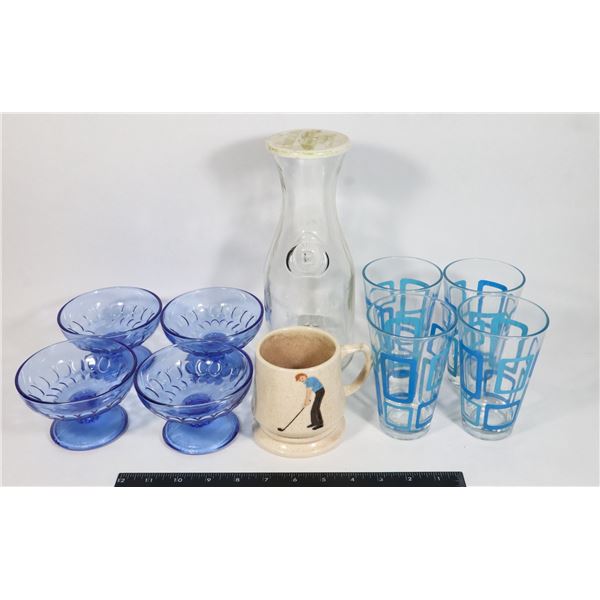 BOX OF ASSORTED DECORATIVE DINNERWARE