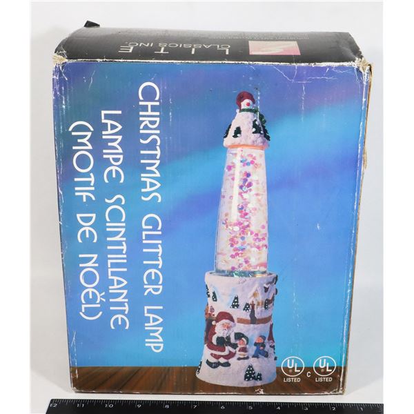 LITE CLASSICS CHRISTMAS GLITTER LAMP