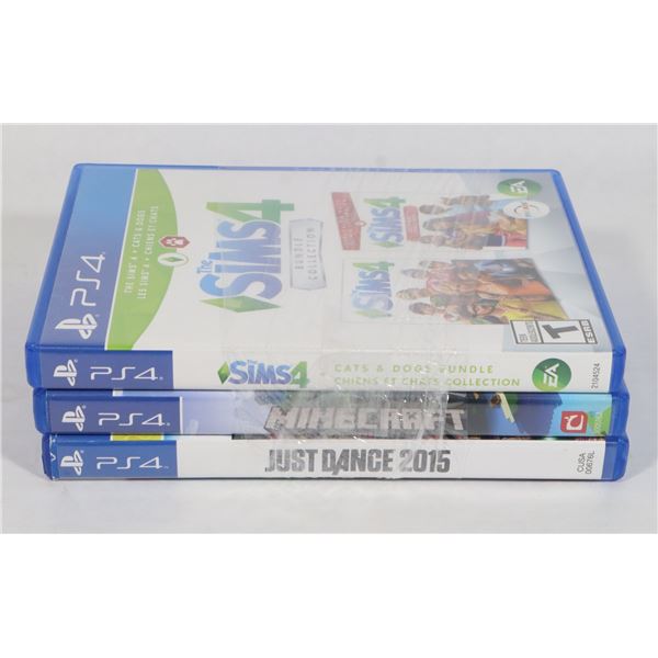 BUNDLE OF PLAYSTATION 4 GAMES: THE SIMS 4,