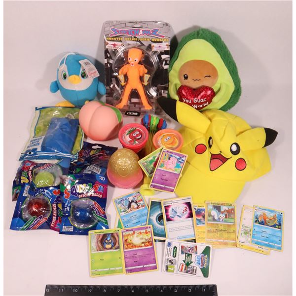 TOTE OF CHILDREN'S CREATIVE TOYS