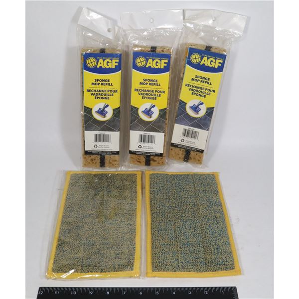 BAG OF NEW MOP HEADS, TWO DIFFERENT STYLES