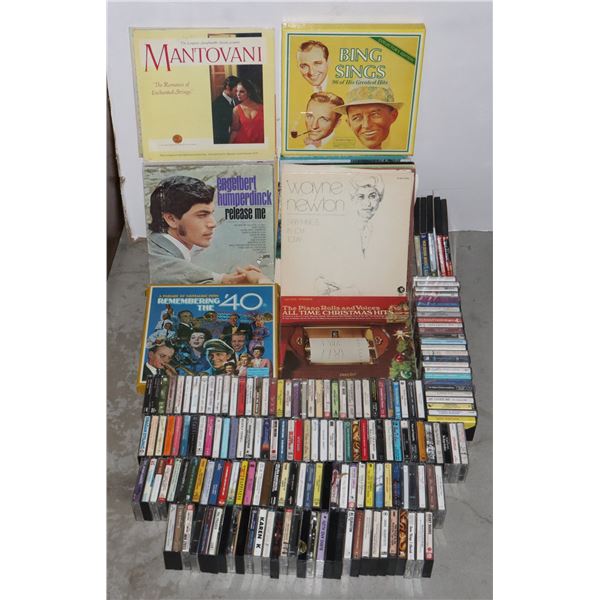 165 TAPE CASSETTES PLUS 7 DVD’s PLUS ABOUT