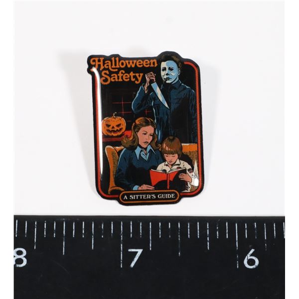 NEW HALLOWEEN THEME LAPEL PIN "A SITTERS GUIDE"