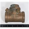 Image 1 : INCH & A HALF, BRASS ONE WAY VALVE.