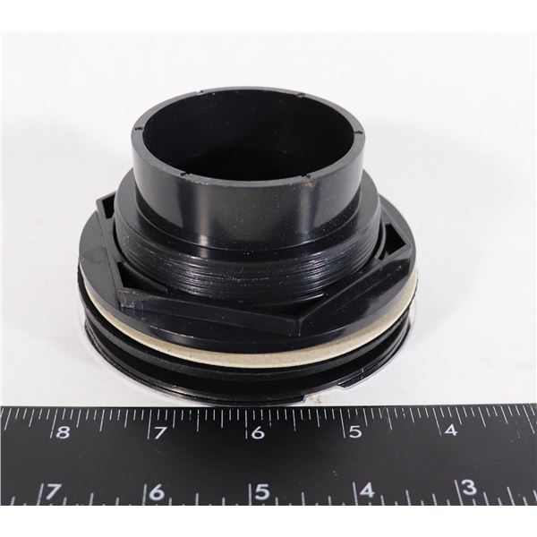 ABS SHOWER DRAIN FOR MOLDED SHOWER BASES, CHROME