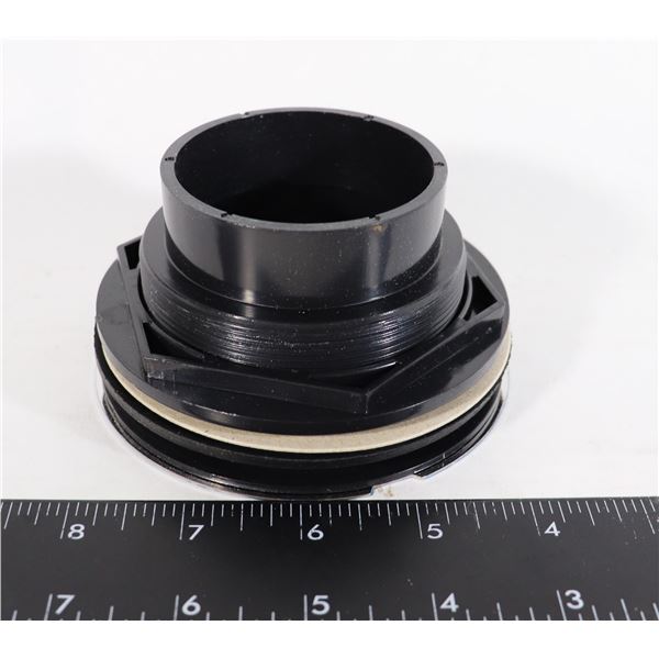 ABS SHOWER DRAIN FOR MOLDED SHOWER BASES, CHROME