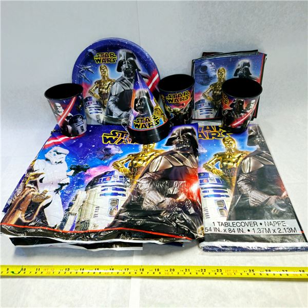 STAR WARS BIRTHDAY BUNDLE 3 NEW CUPS NEW NAPKINS