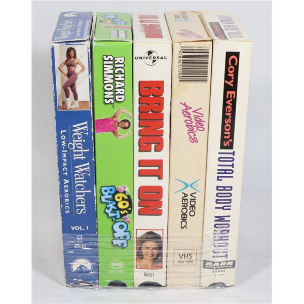 BUNDLE OF 5 ASSORTED VHS MOVIES