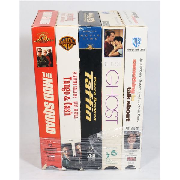 BUNDLE OF 5 ASSORTED VHS MOVIES
