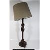 Image 1 : SMALL TABLE LAMP WITH SHADE AND BLUE BULB