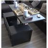 Image 2 : UNCLAIMED COFFEE TABLE, TOP LIFTS UP