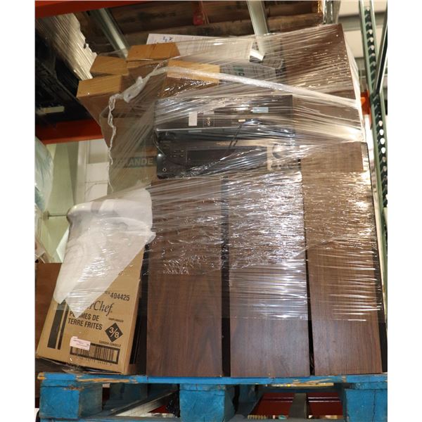ESTATE PALLET FULL OF VINTAGE STEREO EQUIPMENT AND