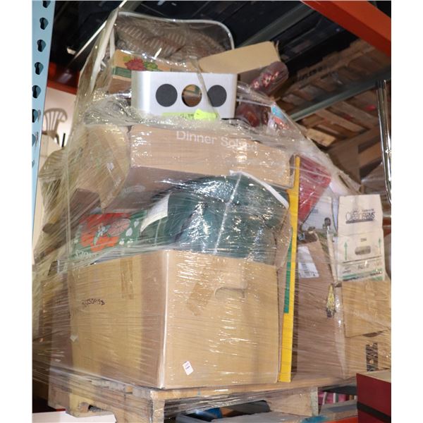 PALLET OF ASSORTED HOUSEHOLD, COLLECTIBLES, ODDS