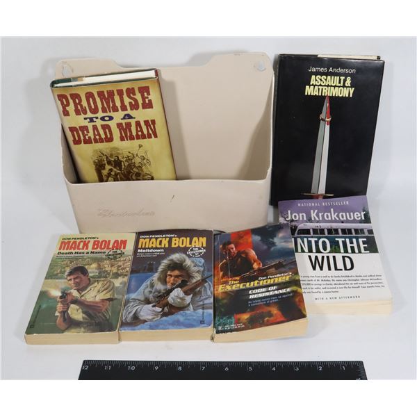 BOOK LOT WITH ELECTROLUX ACCESSORY HOLDER