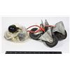 Image 1 : TWO SETS OF 4 RUBBER CASTERS
