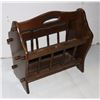 Image 1 : SOLID WOOD MAGAZINE RACK