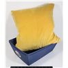 Image 1 : THROW PILLOW SOLD WITH TWO ORGANIZER TRAYS