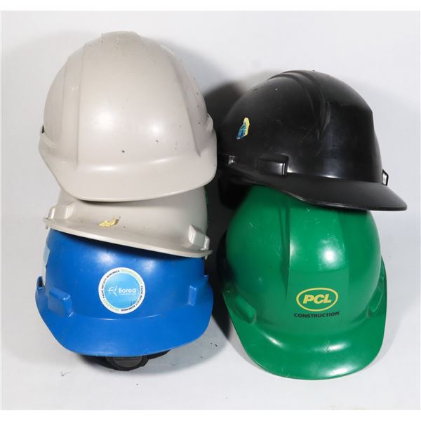 LOT OF CONSTRUCTION HATS