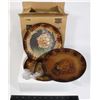 Image 1 : 3 DECORATIVE PLATES WITH LARGE CAT DESIGNS