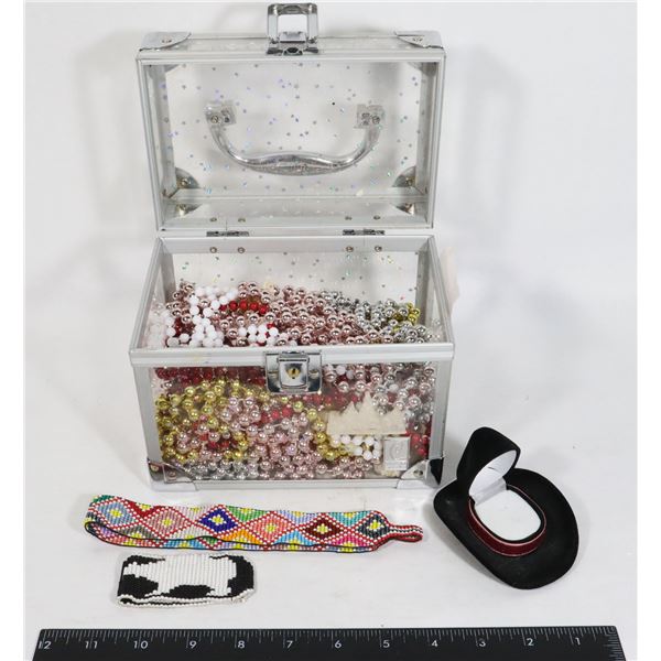TWO HANDMADE FIRST NATIONS ITEMS WITH CABOODLE