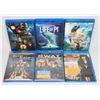 Image 1 : BLU-RAY LOT OF SIX MOVIES INCLUDING SEALED COPIES
