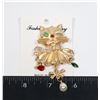 Image 1 : NEW CARNIVAL CAT BROOCH