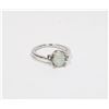 Image 1 : NEW SIZE 7 SILVER TONE RHINESTONE RING