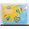 Image 1 : NEW GV RAINBOW HEARTS COOKIE DECORATING KIT