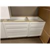 Image 10 : NEW White Kitchen Cabinet Set 12 pieces,  includes all trim and panels as pictured