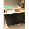 Image 3 : Lot of 8 assorted dark espresso kitchen cabinets as pictured