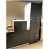 Image 6 : Lot of 8 assorted dark espresso kitchen cabinets as pictured