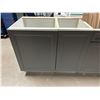 Image 3 : Grey Base cabinet Set Lot of 4 pieces includes assorted trim and panels