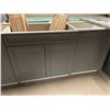 Image 4 : Grey Base cabinet Set Lot of 4 pieces includes assorted trim and panels