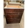 Image 1 : 3 Drawer Base Cabinet med brown
