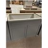 Image 5 : Grey Base Vanity Cabinet Set lot of 3 includes sink and drawer units