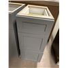 Image 6 : Grey Base Vanity Cabinet Set lot of 3 includes sink and drawer units