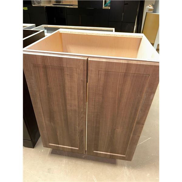 Wood grain Base Sink Cabinet 27 inch with 2 doors