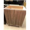 Image 1 : Wood grain Base Sink Cabinet 27 inch with 2 doors