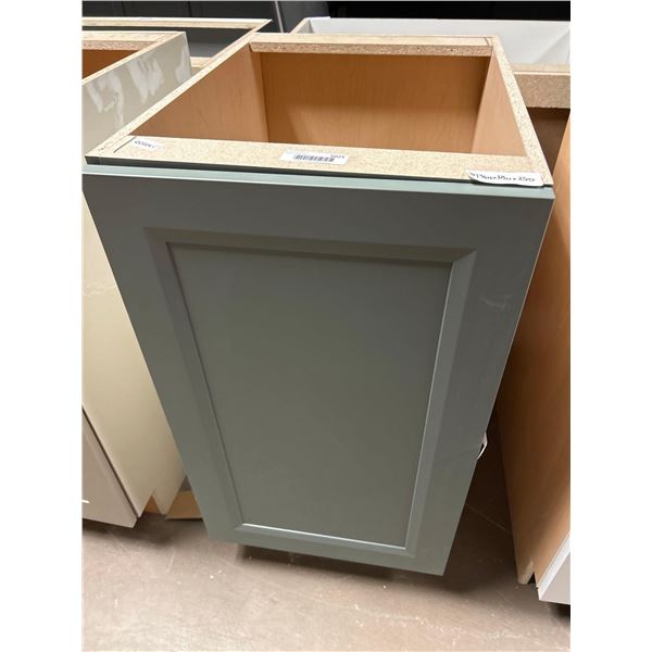 Grey Single Door Base Cabinet 18 W